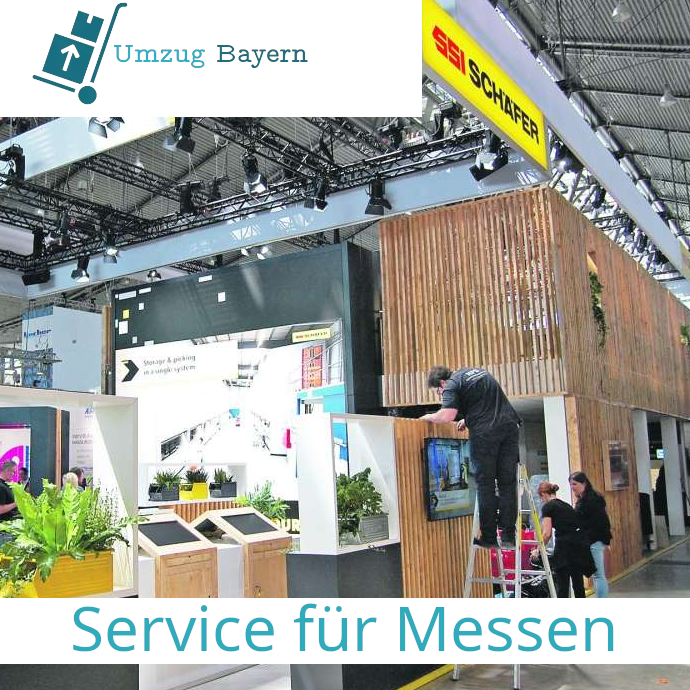 Umzug Bayern beim Aufbau, Transport und Abbau von Messeständen