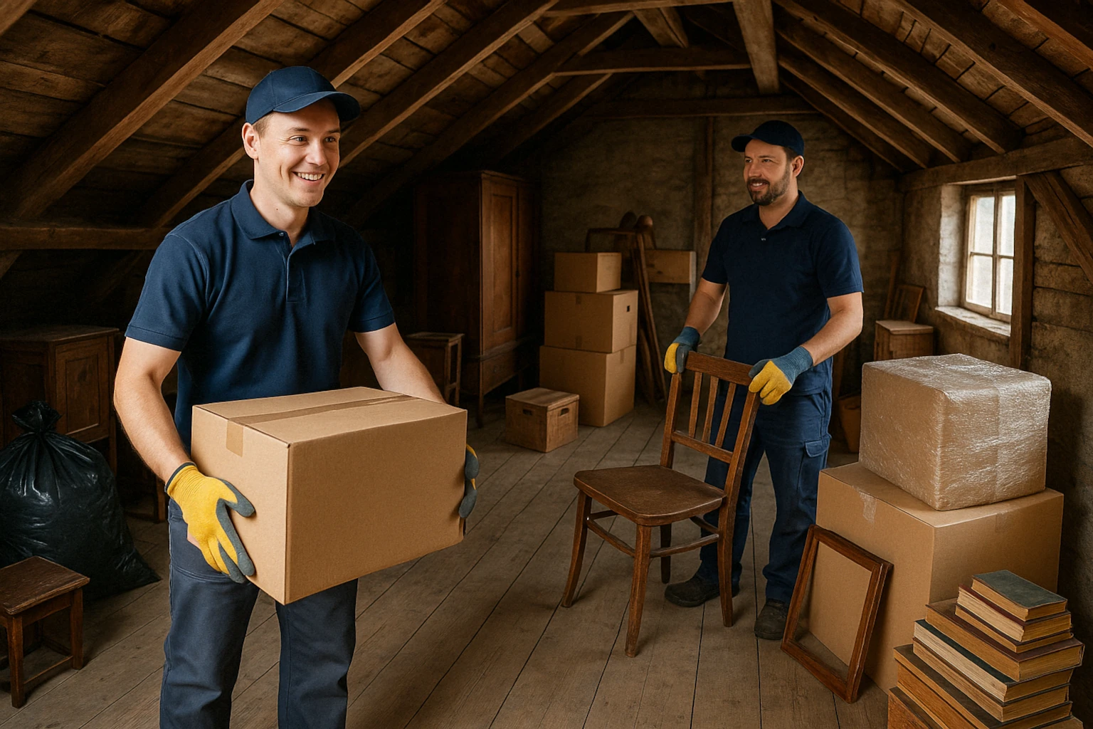 Dachbodenentrümpelung - Dachbodenräumung in München