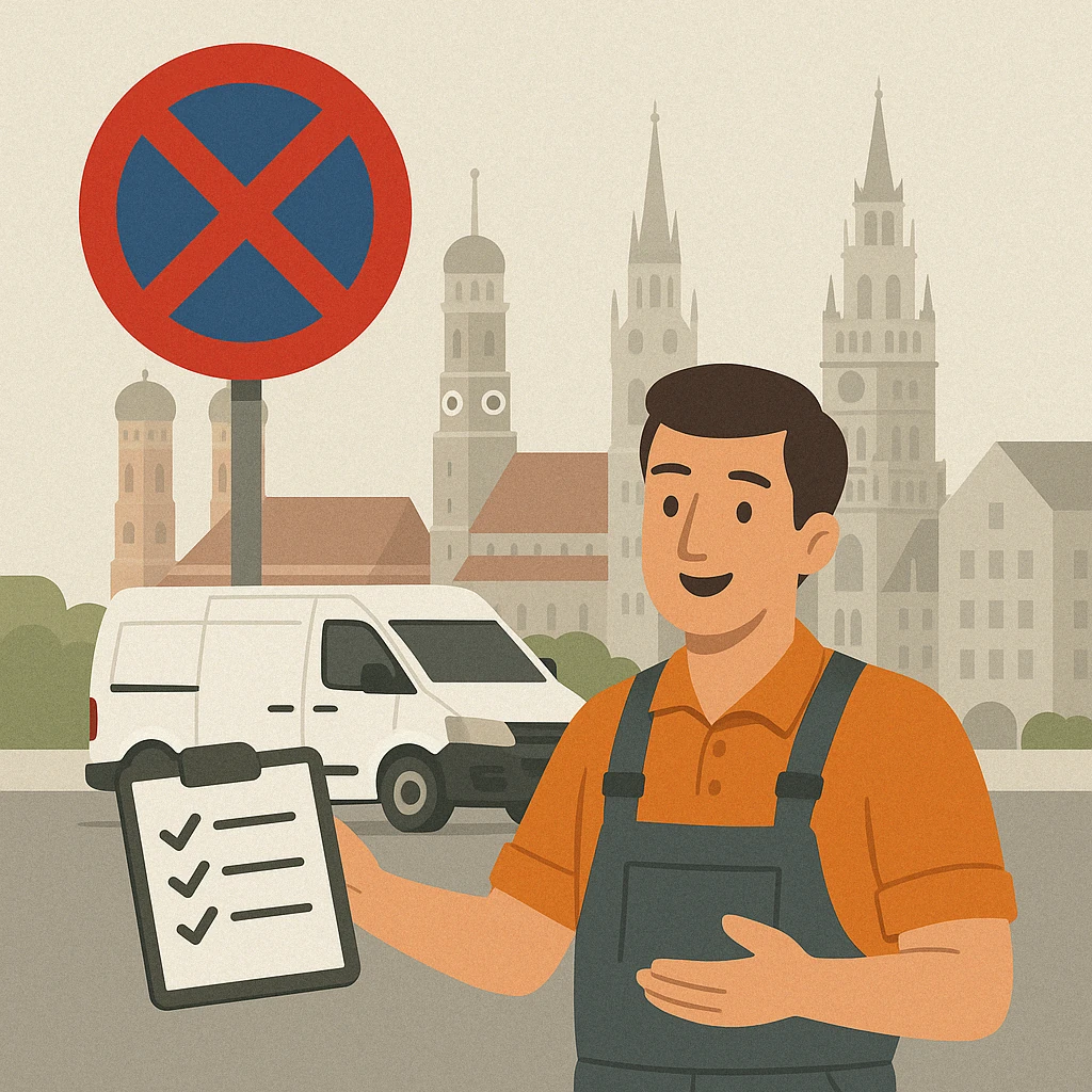 München Halteverbot Schilder günstig aufstellen lassen